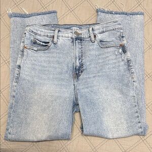 Old Navy Light Blue Frayed Hem Jeans
